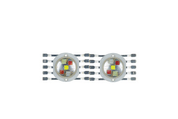 Two medium power SMD RGBLEDs