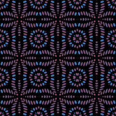 Seamless background pattern with a variety of multicolored lines.