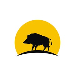 Boar silhouette
