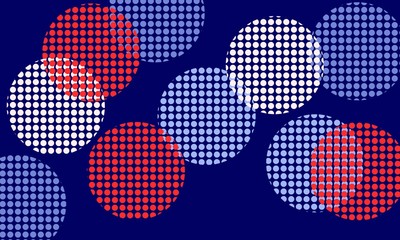 Digital gradient. Wavy dotted pattern with circles, dots, point small and large scale. Design element for web banners, posters, cards, wallpapers, sites, panels.