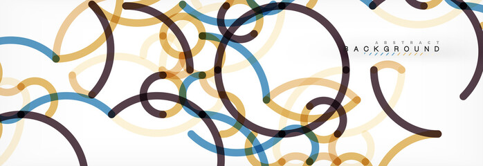 Abstract color lines on white. Modern colorful flow poster wave. Art design for your project