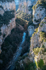 Views of the Foz de Arbayun located in Navarra (Spain)