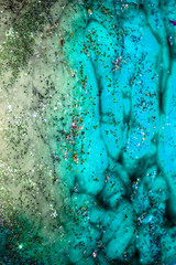 Galaxy Clouds and Glitter Abstract Sci-Fi Background