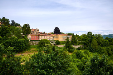 Fototapeta na wymiar world heritage old city Bergamo in Italy