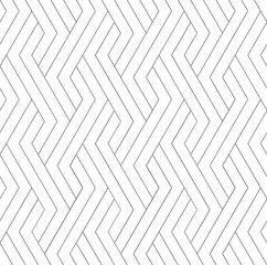 Vector seamless texture. Modern geometric background with broken lines.