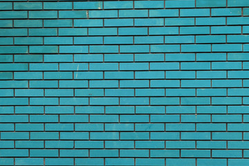 blue brick wall new dirt background texture
