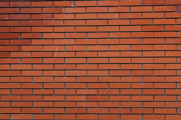 red brick wall new dirt background texture