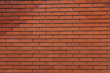 red brick wall new dirt background texture