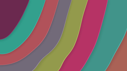 Background in paper style. Abstract colorful background.