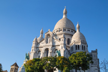 Fototapeta na wymiar Basilique du Sacré-Cœur de Montmartre,