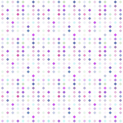 Abstract seamless pattern background with multicolored various rhombuses.