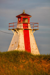 Red and White Lighthouse