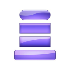 vector web buttons set