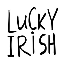 St Patrick s day handwritten quotation poster vector