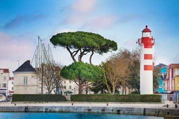 la Rochelle lighthouse downtown historical harbor France