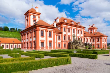 Deurstickers Troja Palace is a Baroque palace located in Troja, Prague's north-west borough Czech Republic . © mayanko