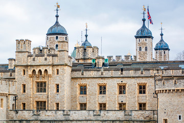Fototapeta na wymiar Fortress Tower of London in London (England)