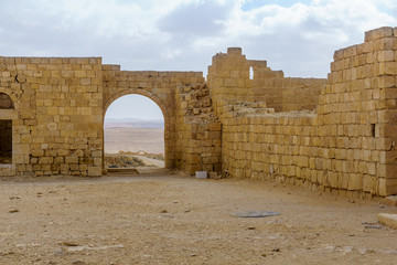 Ruined Ancient Nabataean city of Avdat