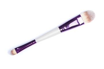 Two-sided makeup brush