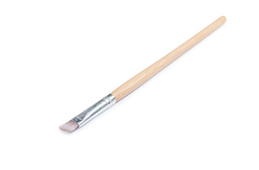 Wooden thin makeup brush