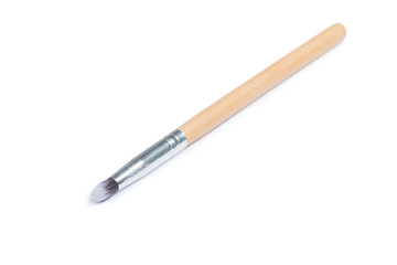 Naklejka premium Wooden thin makeup brush