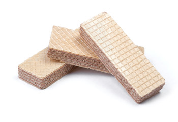 Four rectangle shape wafer biscuits