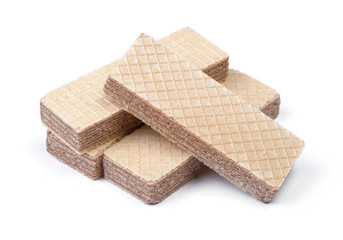 Four rectangle shape wafer biscuits