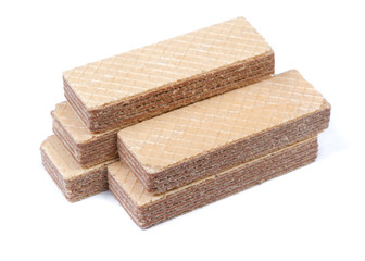 Four rectangle shape wafer biscuits