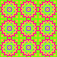 Seamless background pattern with a variety of multicolored lines.