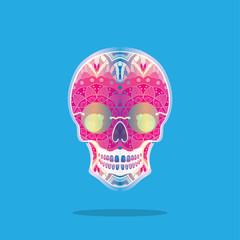 Decorated of the Dead Skull for Pink