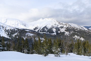 The Tatras Mountains in winter