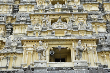 Temple hindou du Tamil Nadu, Inde du Sud