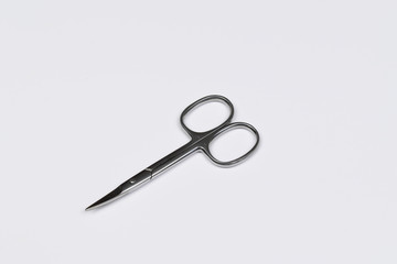 nail scissors isolated on white