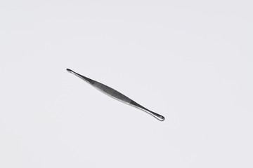 manicure tweezer isolated on white