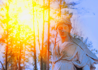 The goddess of love in Greek mythology, Aphrodite (Venus in Roman mythology) in sunlight