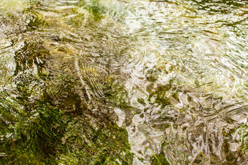 Expanse of water in the river as an abstract background