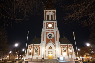 Fototapeta premium church at night