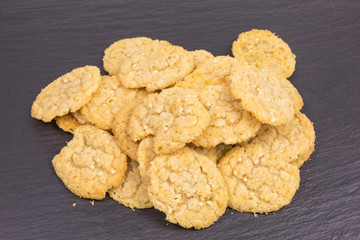 heap of salty peanut butter biscuits