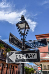 Street signs in New Orleans (USA)
