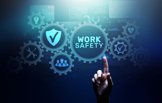 Work Safety Instruction Standards Law Insurance Industrial Technology And Regulation Concept.