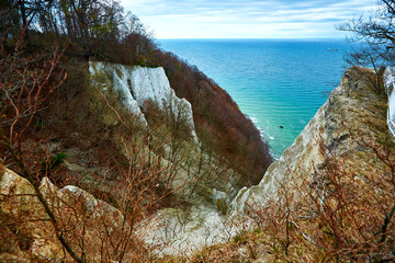 descent of the famous sight of rugia königsstuhl © fotowunsch