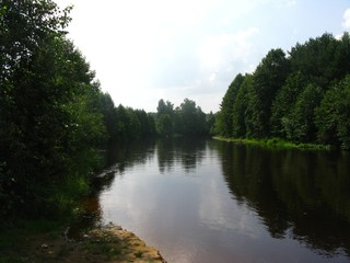 Lukh river, Nizhny Novgorod region, Russia