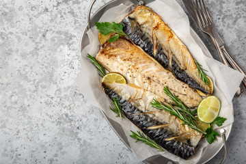 oven baked mackerel