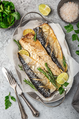 oven baked mackerel