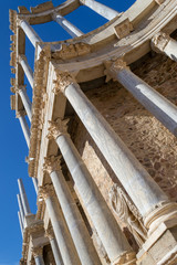 Fototapeta premium Classic Roman amphitheater located in Merida (Spain)