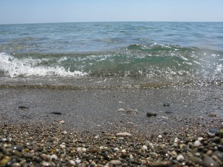 sea waves on the beach
