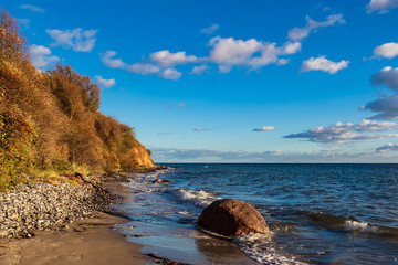 Ostseeküste bei Klintholm Havn in Dänemark