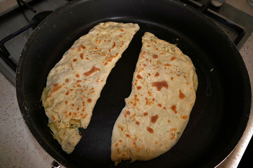 homemade delicious fat bread,