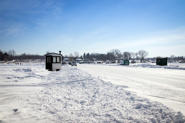 Ice fishing park