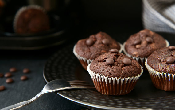 Mini chocolate chip muffins..Easy Basic muffin homemade.